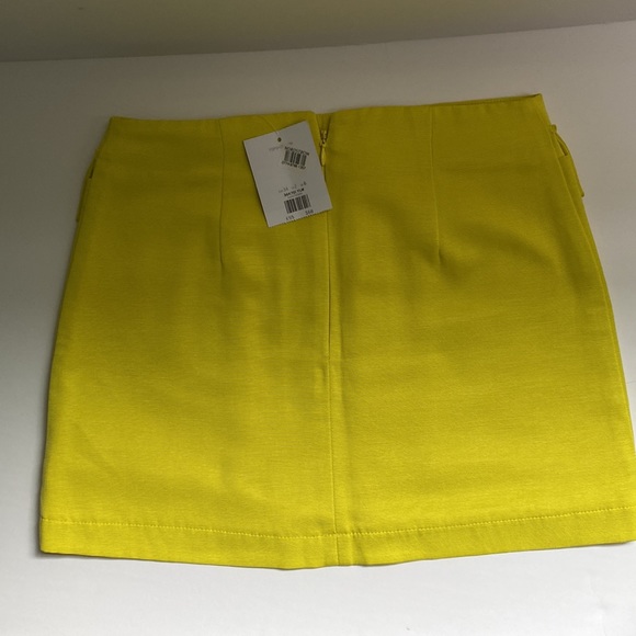 NWT Top Shop Neon Yellow Skirt Size 2 - Picture 2 of 6